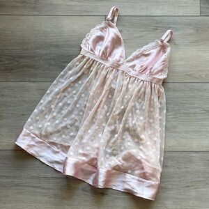 👗 Soft Pink Babydoll Slip XS
